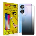 FCS PET Matte Mobile Back Screen Protector for Oppo A58| Anti-Scratch Matte Screen Guard | Back Skin TPU