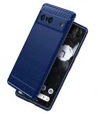 Golden Sand Carbon Fibre Case for Google Pixel 7, Google Pixel 7 5G Back Cover Case, Shockproof Rugged Durable Drop Protection Tested for Google Pixel 7 5G, Blue