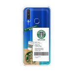 Emble Starbucks Designer Printed Silicone Case For Vivo Y12 ( TPU | Soft , Vivo Y12 | Multicolor )