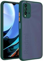 S-Hardline Redmi 9 Power Green Rubber, Plastic, Fiber Back Cover