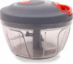 ANSHEZ Mini Handy and Compact Chopper with 3 Blades for effortlessly Chopping Vegetables and Fruits for Your Kitchen
