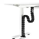 Cable Connector Office Cable Management Spine for Desks| Cable Organizer for Height Adjustable Desk| Adjustable Cable and Wire Channel from Floor to Desk