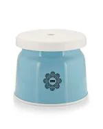 LIZA Bathroom Set 11 Pc, Bucket (18ltr), Tub(18ltr), Mug (1 Ltr), Push dust bin, big stool, soap case, cutlery stand, dust pan, medium broom, Soap dispenser, Space organiser big and one Storage organizer (Dark Grey)