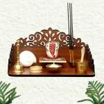Heartily Pooja Stand 6.25 x 12 x 9 Inch