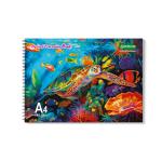 Sundaram | A4 Artist Drawing Book | 50 Sheets/ 100 Pages | 29.5 x 21 Cm | Top Spiral-Bound Drawing Book for Artists | Superior Binding Strength and Wrapper Lamination | 140 GSM | Colors and Designs May Vary