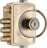 Bonus Magna Bolt Hi-Security Door Lock with Double Reinforced Body (BROWN)