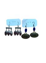 Mayilirahu Handicrafts Handmade Stone crafted Stylish Earrings Pack of 2