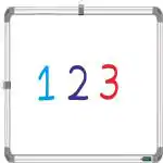 YAJNAS Non Magnetic 1X1.5 Feet,Double Sided Writing Whiteboard & Chalkboard,Pack of 1 Board Whiteboards (White, Green)