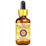 Deve Herbes Pure Onion Seed Oil (Allium cepa) with Glass Dropper Natural Therapeutic Grade Cold Pressed 30ml