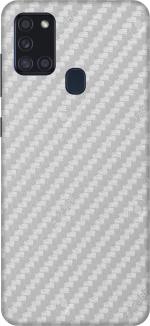 SRG INFOTECH Samsung Galaxy A21s Mobile Skin (Silver)