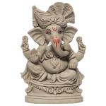 ECO-Friendly Handcrafted Religious Idol Ganesha/Ganesh Ganpati Visarjan Mitti wale Ganesh Statue