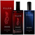 Villain Xtreme Combo - Eau De Parfum Pack Of 2 For Men (Hydra 100ml, Snake 100ml)