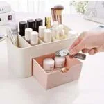 JIGSHTIAL Shelf Multi Purpose Multicolor Plastic Makeup and Jewellery Vanity Box