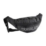 TRAVALATE Black Polyester Waist Bag
