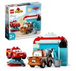 LEGO Duplo Disney and Pixar’s Cars Lightning McQueen & Mater’s Car Wash Fun, 29 Pieces, Multicolour, 1Y+