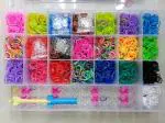 Lakeer Rainbow Color DIY Loom Band Kit with 4200 Colourful Rubber Bands for Making Bracelets, Key Chains, Necklaces & Many Other Things