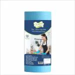 CLEMMY Multipurpose Kitchen Roll/Tissue/Towel Washable & Quick- Dry Non-Woven cloth, Dish Towel, For Kitchen Cleaning, Home Cleaning Super Absorbent Reusable Tissue Roll 80 Pulls, PACK OF 1