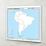 GO WOO SMALL - 100 SOUTH AMERICA POLITICAL OUTLINE MAP FOR SCHOOL|South America political map for school