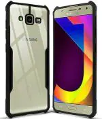 COBERTA Back Cover for Samsung Galaxy J7 Nxt Back Cover Case - Black Transparent