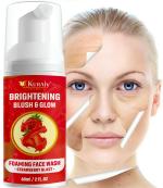 KURAIY STRAWBERRY Mousse Gentle Deep Cleansing Moisturising Foaming Face Wash