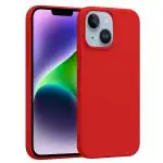 LIRAMARK Liquid Silicone Soft Back Cover Case for Apple iPhone 14 Plus (6.7 inch) (Kadak Red)