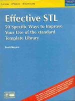 Computer Book ShopEffective Stl - 50 Specific Ways To Improve Your Use Of The Standard Template Library, 1E Meyers Paperback 282 Pages