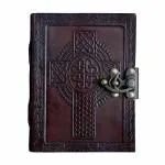 pranjals house Chocolate Brown Leather Handcrafted Diary 100 Pages