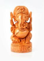 RITUALISTIC Wooden Ganesha Idol/Statue for pooja Gift,Home, Offiice,Wedding, Birthday,House Warming