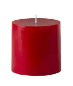 Sapi’S Red Fully Refined Wax Highly Scented Pillar Candles