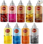 Red Cliff Premium Edible metallic Colour Spray 450g | Cake Decorating Spray Colour for Cakes, Cookies, Cupcakes Or Any Consumable For A Dazzling Effect pack of 9