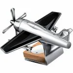 IGADG - MAKING LIFE SIMPLE Solar Car Perfume Aromatherapy Fragrance Aeroplane Diffuser Car Interior Decoration Accessory 360 Degree