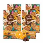 Chocolian Bakers Dark Chocolate with Orange Pills | Pack of 4 | Dark Chocolate (74GM Each)