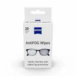 ZEISS AntiFOG Wipes 20 Count - Pack of 1 | Fog-Free Lens Cleaning and Defogging Wipes | Ideal for Spectacles, Eyeglasses, Sunglasses, Camera Lenses, Motorcycle & Bike Visors, Car Mirrors, Windshields, and Swim Goggles