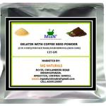 MGBN Gelatin With Coffee Seed Powder 2 In 1 Uses For Face Mask, Hair Removal Skin Care 125 gm