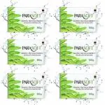 Parasoft Moisturising Cleansing Body Soap For Dry Skin | Goodness of Aloe Vera, Glycerine & Vitamin E | Nourishing Daily Bathing Bar For Purification, Sensitive Skin Friendly -100 gm (Pack of 6)