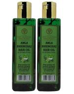 Happy Gramodyog Herbal Products Amla Bhringraj Oil 100% Pure Natural Increase Hair and Gives Strength for Healthy Hair 420ml