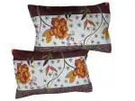 Gharsaaz Multicolor Printed Polycotton Pillow Covers Set of 2
