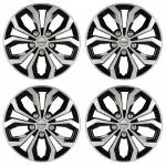 PRIGAN TATA Sumo Gold Black Silver Wheel Cover 15