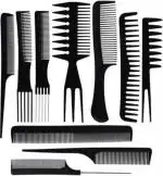 D-Top Professional Series 10 peice Hair cut Styling hair Combs ()