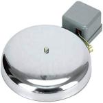 REVALS Electrical Gong Bell for Industrial,Schools, Offices and Factories; 14 Inches; Grey