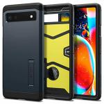 Spigen Tough Armor Metal Slate Polycarbonate and Thermoplastic Polyurethane Back Cover Case Compatible with Google Pixel 6a 15.22 x 0.87 x 7.18 cm