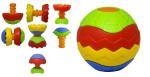 Skyzal Kids Activity Puzzle Ball Stacking Ball for Indoor and Outdoor Toys for Kids Pack of 1