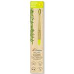 DR. MOREPEN Organic Bamboo Toothbrush for Adults - Neon
