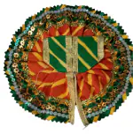 PRABHUVATI FASHION Cotton Leriya Flower Printed Dresses/Poshak/Kapde for Laddu Gopal (Green, 2 Number)