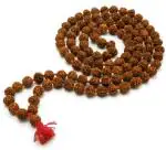 Vridaann Men and Women Wood ksha Mala Pendant