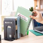Kebica Stationery Black Alloy Steel Bookends
