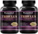 Naturewell Tribulus Terrestris Gokshura Supplement Advanced, 60 Capsules Each (Pack Of 2)