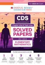 Oswaal CDS Question Bank | Previous Years Solved Question Papers (2014-2023) Chapter-wise & Topic-wise Elementary Mathematics (For 2024 Exam)_oswaal books