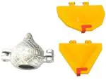 Urban Buy Multicolor Aluminium Modak And Gujiya Sancha Kitchen Tool Set 3 Pc