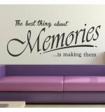 WOLPEP Multicolor Vinyl Life Quotes Wall Sticker